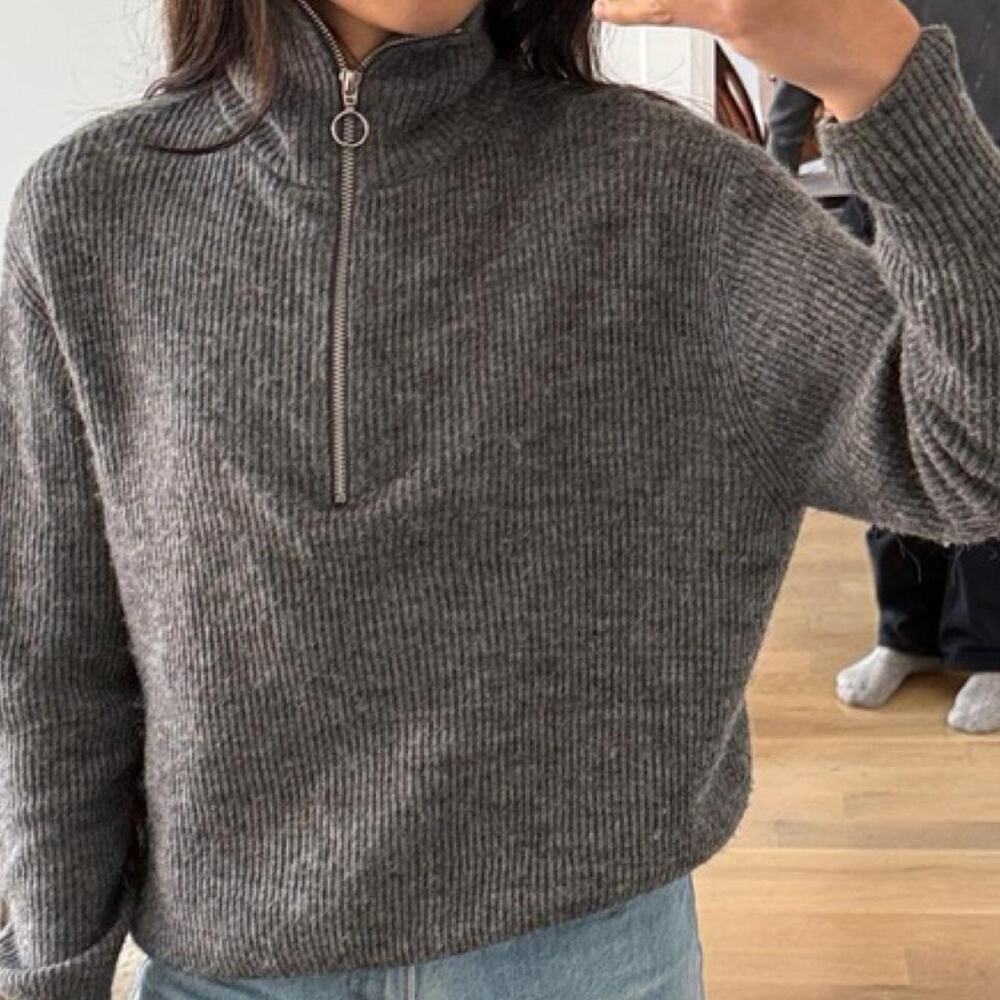 Quince wool and alpaca gray